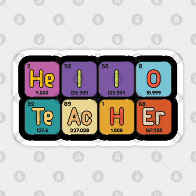 hello Teacher Sticker by Myartstor 